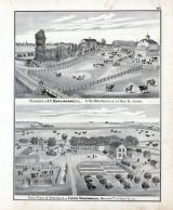 A. C. Burlingame, Enoch Hagenbuch, Stock Farm, Residence, Waltham, Earlville, La Salle County, La Salle County 1876